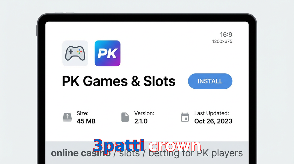 Game list for 3Patti Crown gameapk section