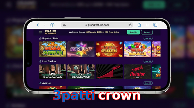 Main screen of 3Patti Crown ios page for PK players